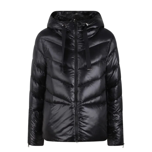 Herno Nylon Short Down Jacket Black 