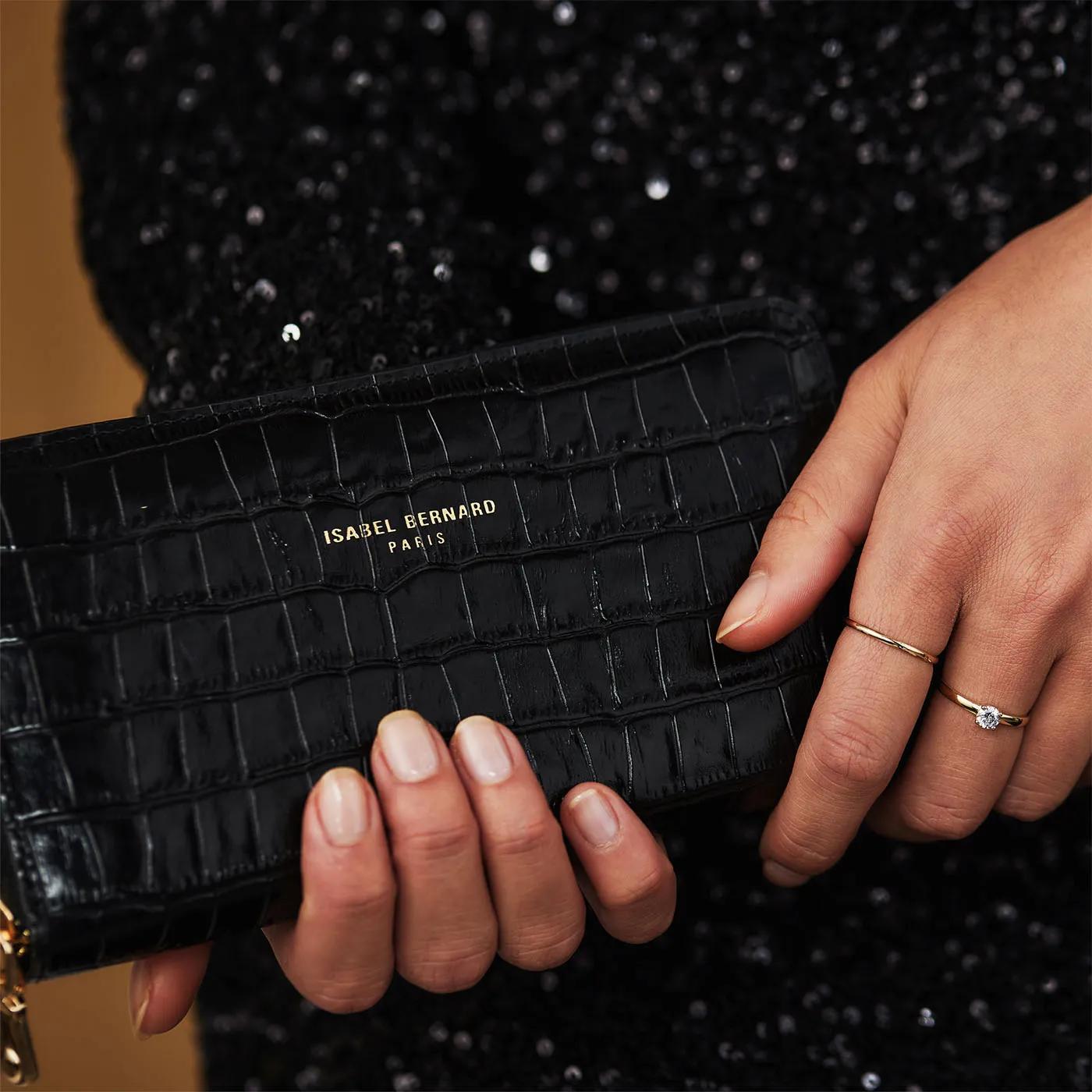 Thumbnail - Isabel Bernard Portemonnaie - Zip Wallet - Gr. unisize - in Schwarz - für Damen