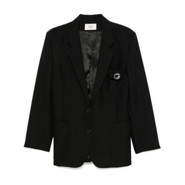 ボトムスその他 Coperni Front Button Fastening Black Jacket Coperni Front Button Fastening Black Jacket Black | Blazer