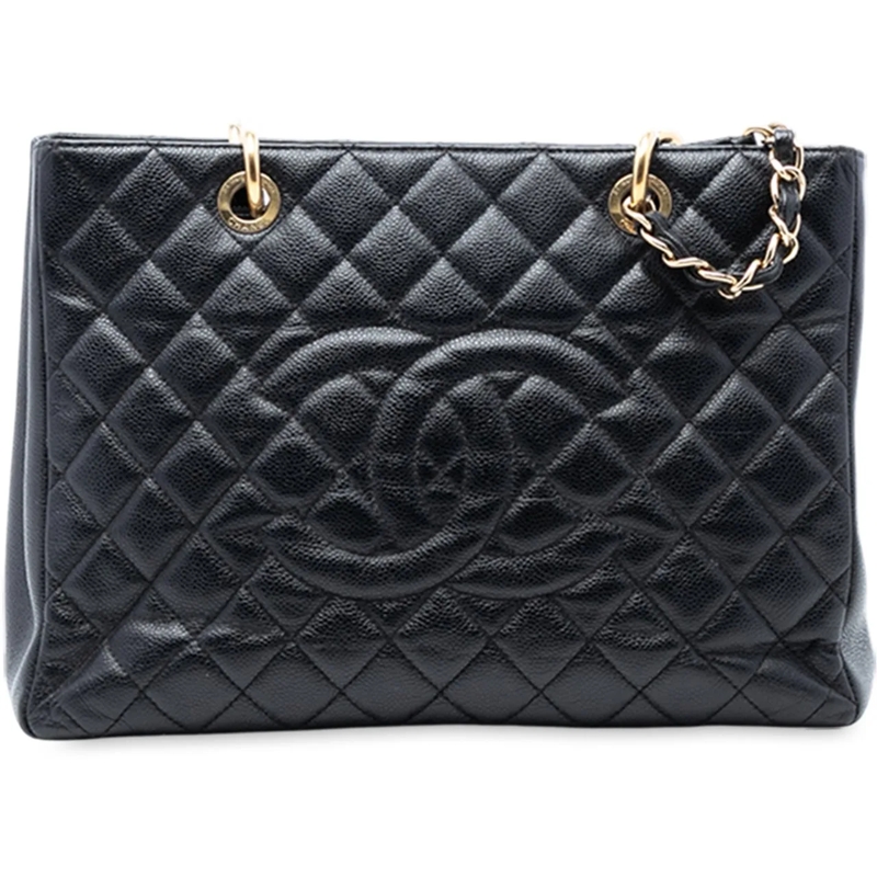 Chanel Shopper Caviar Grand Shopping Tote schwarz