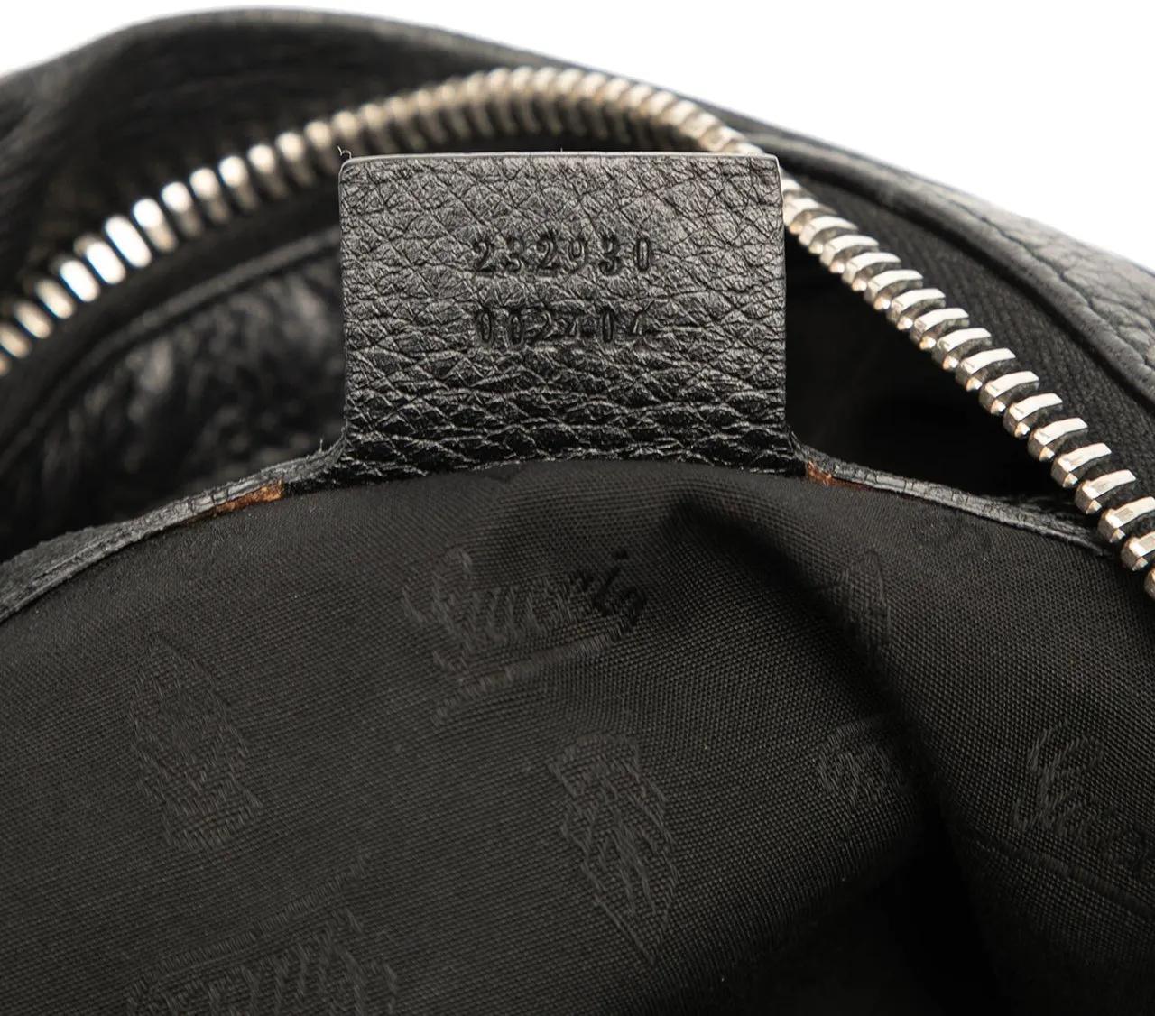 Thumbnail - Gucci Hobo Bags - Medium Leather Bamboo Jungle Hobo - Gr. unisize - in Schwarz - für Damen