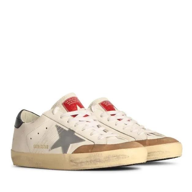 Golden Goose Low-Top Sneaker - White Leather Sneakers - Gr. 42 (EU) - in Weiß - für Damen