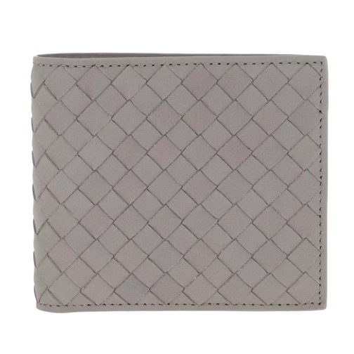 Bottega Veneta Two Fold Wallet Leather Dark Cement Bi-Fold Portemonnee