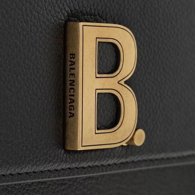 Balenciaga Crossbody Bag Small B. Crossbody Bag Leather Black(Image 4)