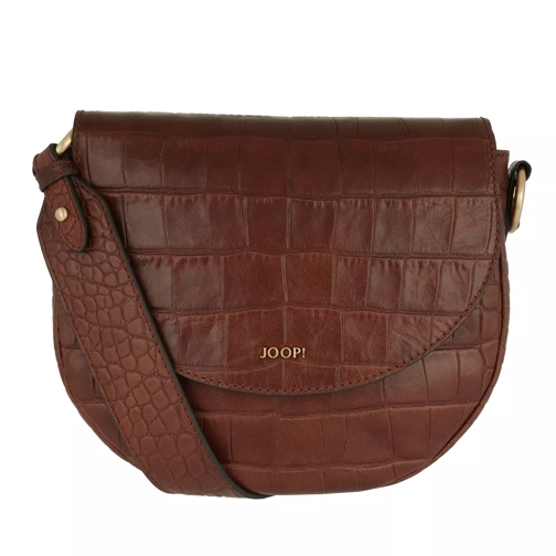 JOOP! Rhea Croco Soft Shoulderbag Brown Crossbody Bag