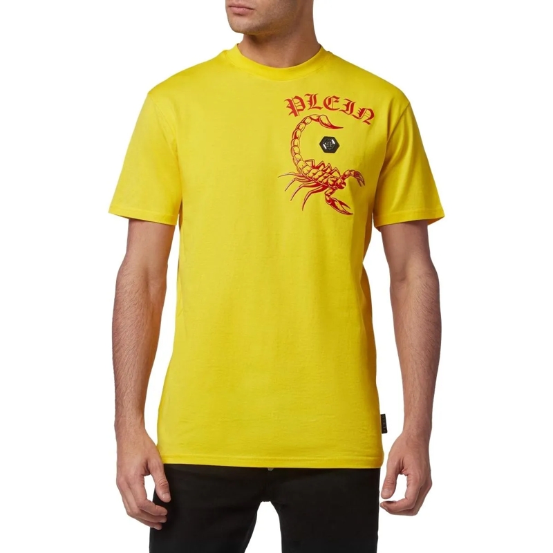 Philipp Plein T-Shirt T-Shirt Scorpion gelb(Image 4)