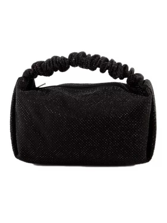 Alexander Wang Crossbody Bags - Mini Scrunchie Handbag - Polyester - Black - Gr. unisize - in Schwarz - für Damen