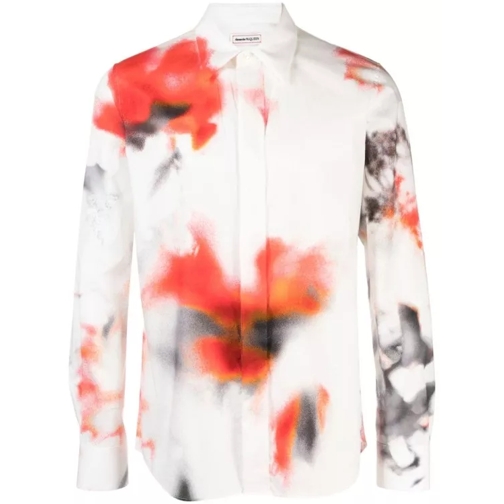 Alexander McQueen Multicolored Obscured Flower Shirt Multicolor 