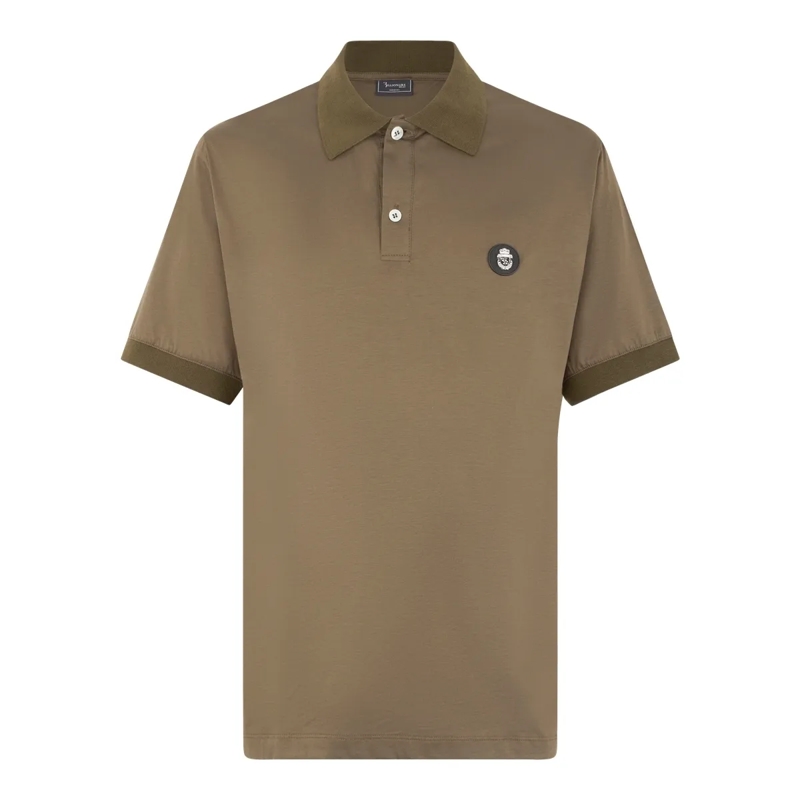 BILLIONAIRE Top Polo T-Shirt Basic grün