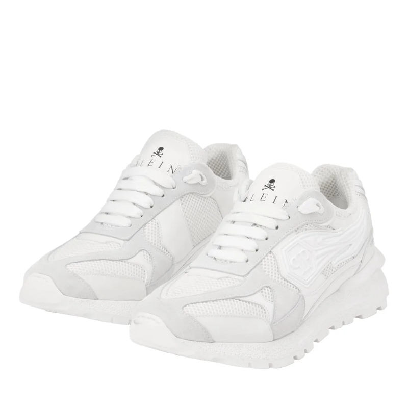 Philipp Plein Low-Top-Sneaker Mit diesen Predator-Sneakern in Lo-Top-Form aus ge weiss(Image 2)