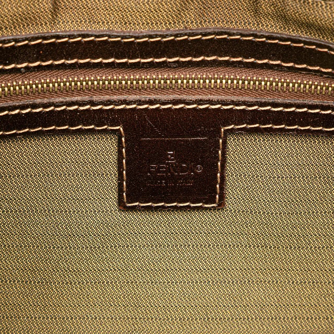 Thumbnail - Fendi Crossbody Bags - Zucca Canvas Push Lock Box Handbag - Gr. unisize - in Braun - für Damen