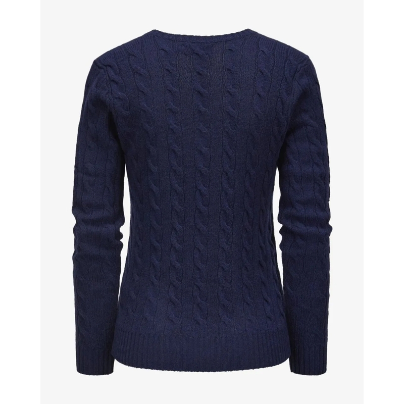 Ralph Lauren Pull Pullover mit Zopfmuster blau(Image 2)