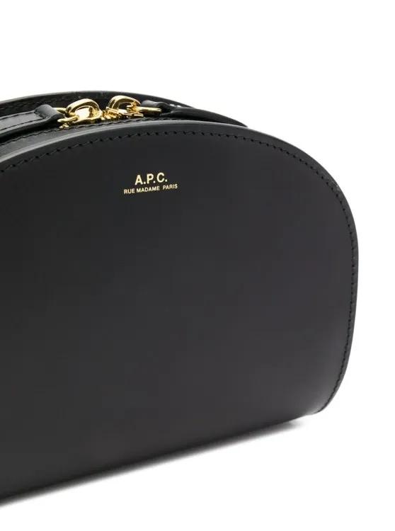 Thumbnail - A.P.C. Crossbody Bags - Sac Demi-Lune Mini - Gr. unisize - in Schwarz - für Damen
