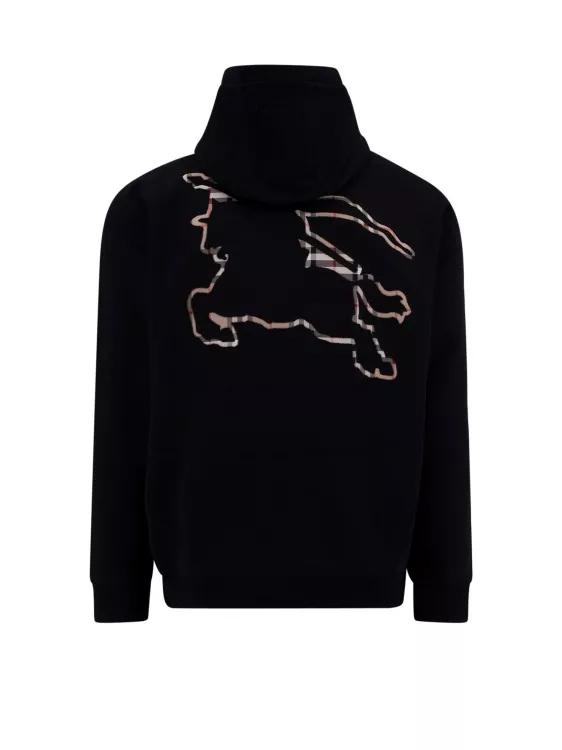 Burberry logo store embroidered sweatshirt