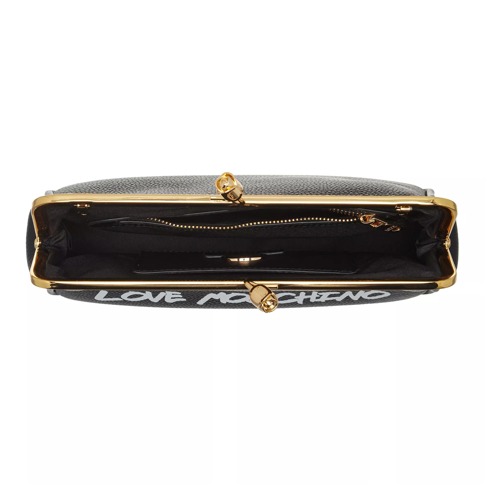 Love Moschino Crossbody bags Graffiti in zwart