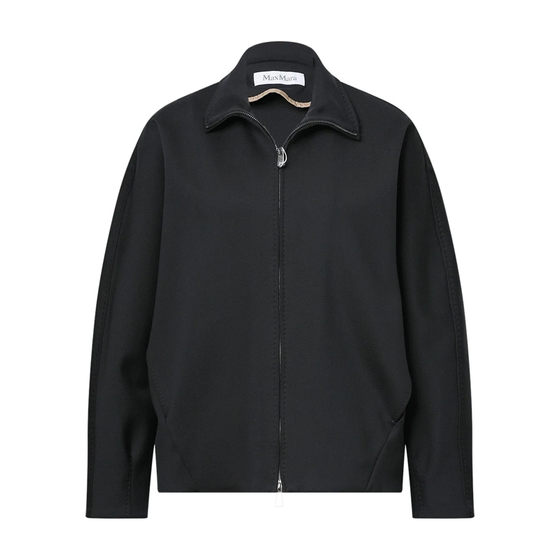 Max Mara Daunenjacke Jacke Pala aus Jersey blau