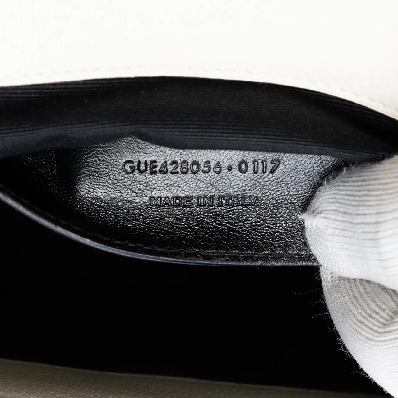 Thumbnail - Saint Laurent Hobo Bags - Medium Chevron Sheepskin Monogram College Satchel - Gr. unisize - in Weiß - für Damen