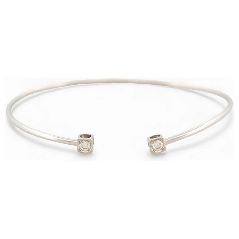 Dinh Van Armband DINH VAN ARMBAND 308215 LE CUBE DIAMANT PM 15 WEIS silber