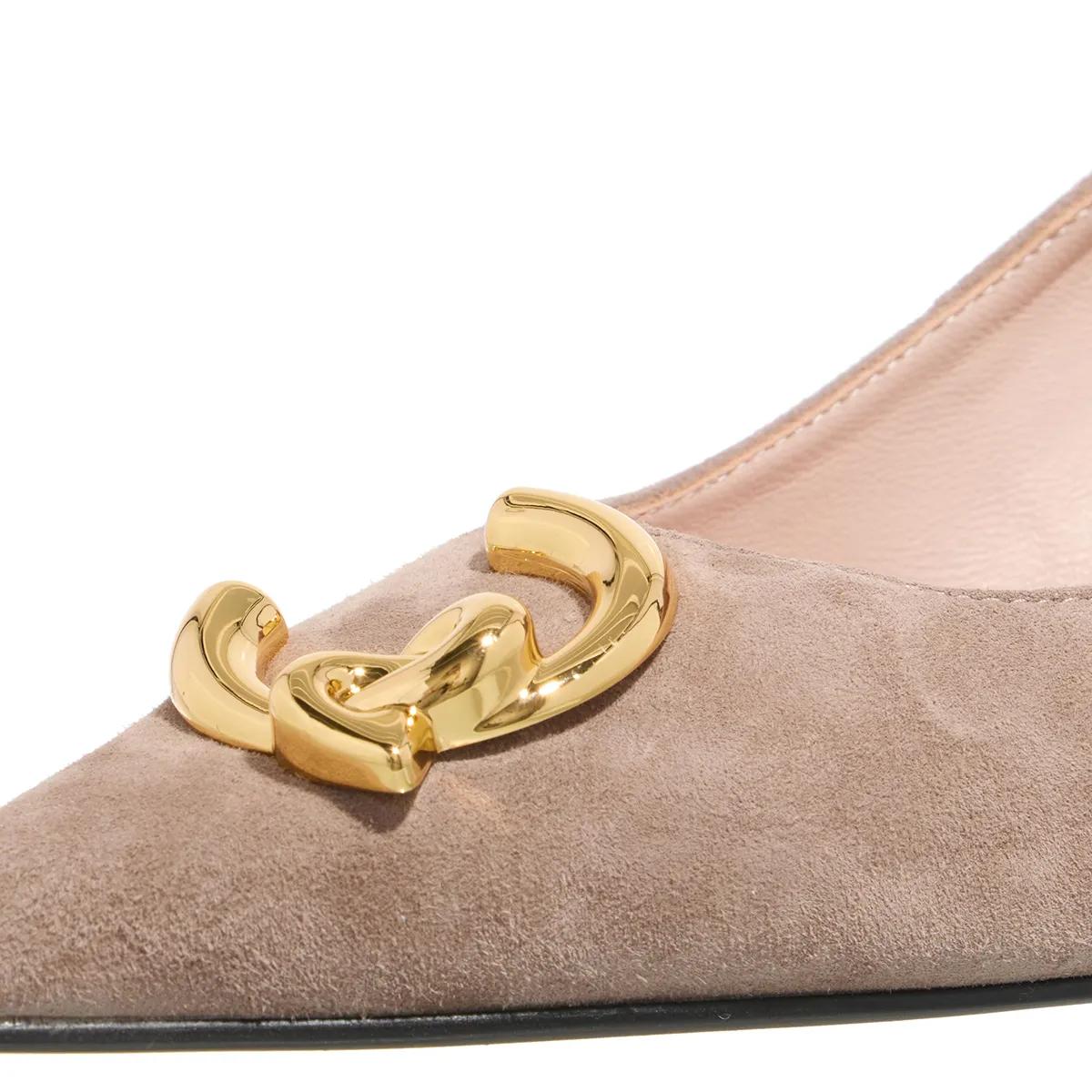 Thumbnail - Coccinelle Sandaletten mit Absatz - Coccinelle C-Me Suede - Gr. 37 (EU) - in Taupe - für Damen