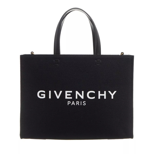 Givenchy Small G-Tote Canvas Shopper Black Tote