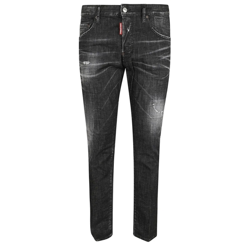 Dsquared2 Jeans Slim Fit Stretch Cotton Denim Jeans Black