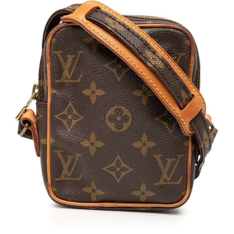 Louis Vuitton Schultertasche Monogram Mini Danube braun