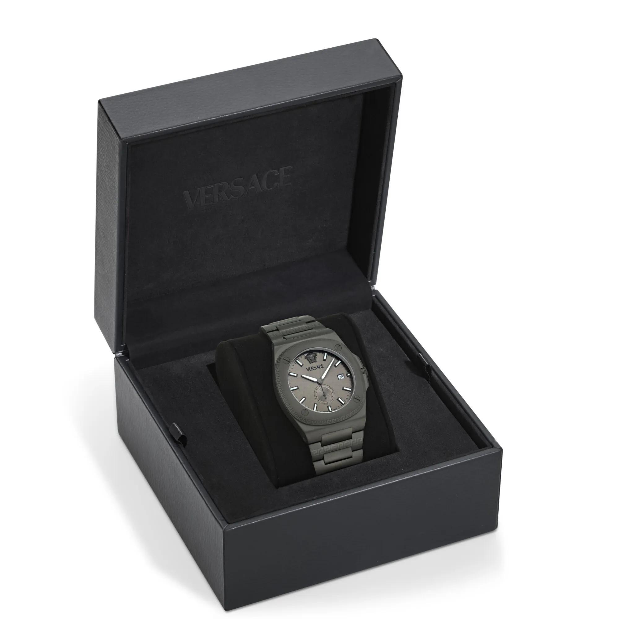 Thumbnail - Versace Uhren - Quarz-Analoguhr Versace Tolomeo - Gr. unisize - in Grau - für Damen