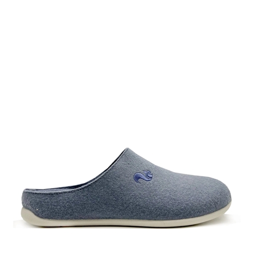 thies Hausschuh thies 1856 ® Recycled PET Slipper vegan blue fog ( blau