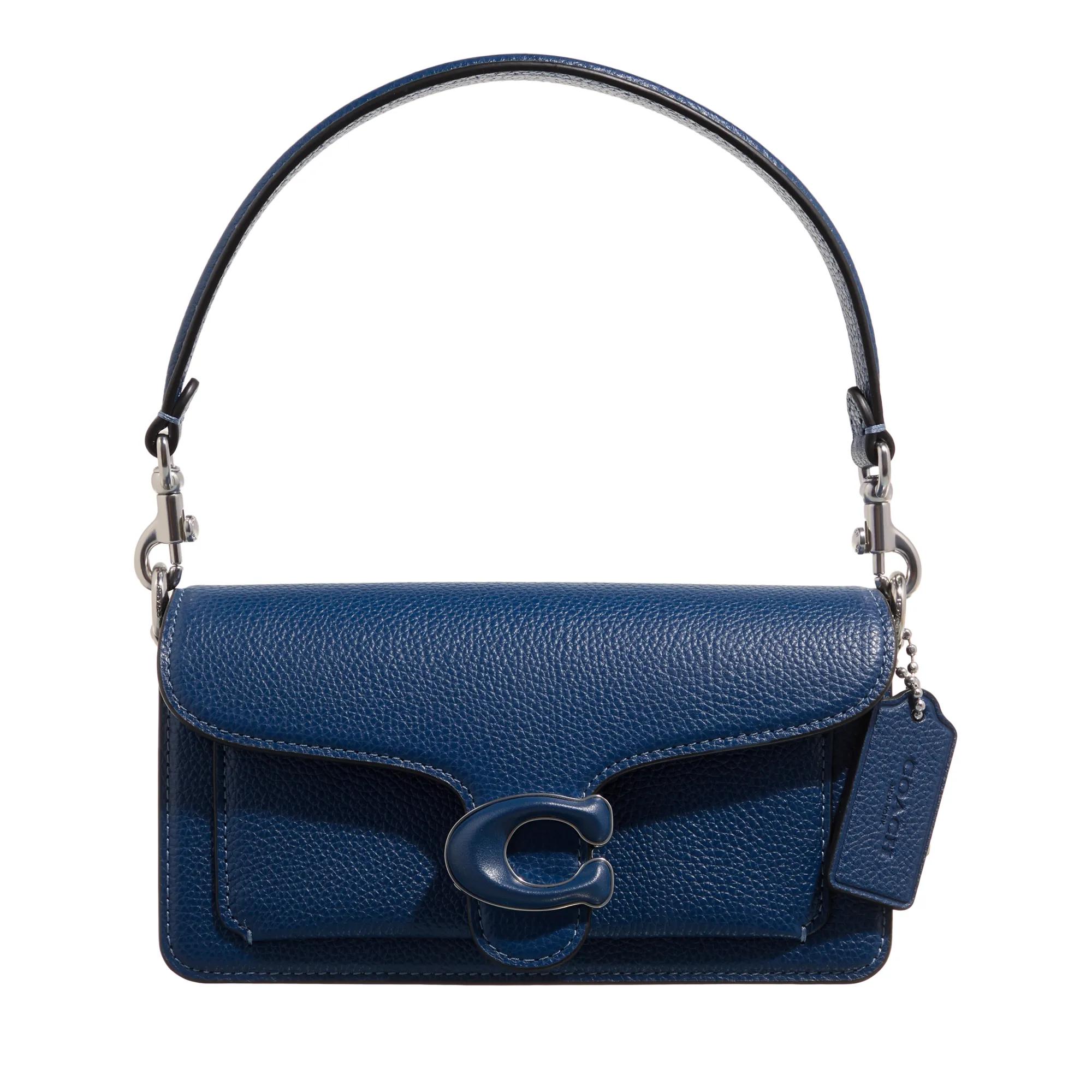 Coach Crossbody Bags - Polished Pebble Leather Covered C Tabby Shoulder B - Gr. unisize - in Blau - für Damen