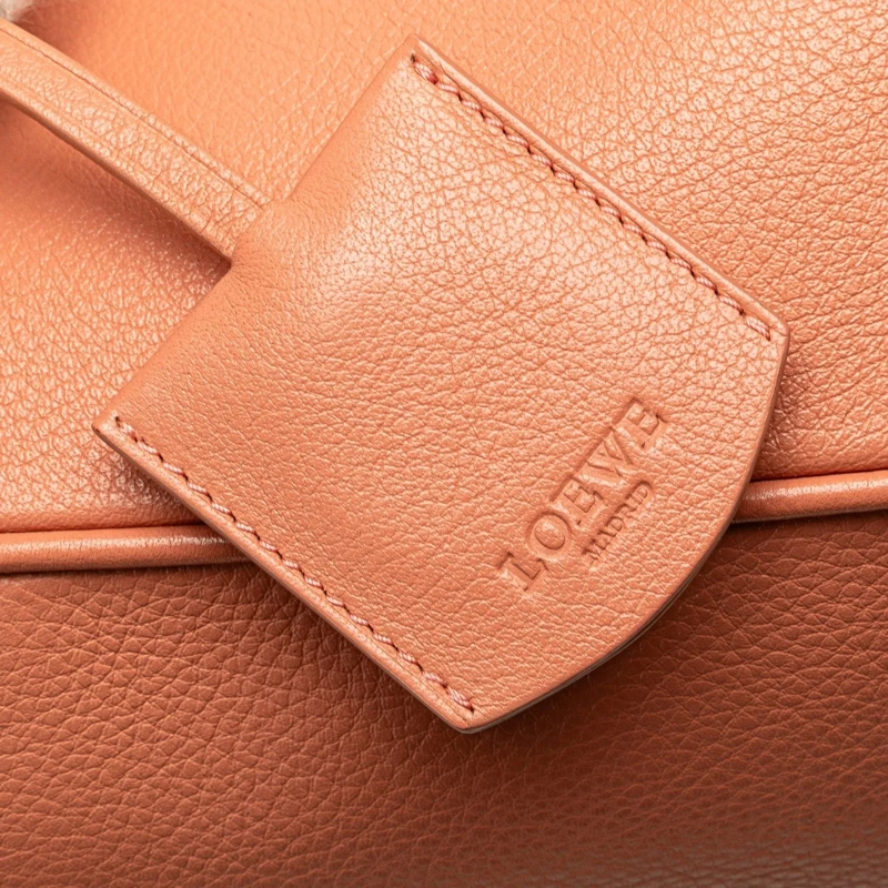 Loewe Shopper Leather Heritage Tote rose