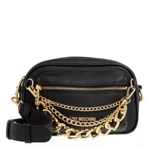 Love Moschino Charm Chains Nero Camera Bag