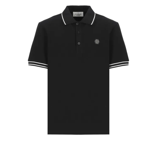 Philipp Plein Hexagon Polo Shirt Black 