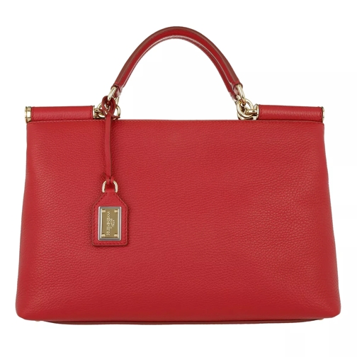 Dolce&Gabbana Sicily Tote Bag Rosso Cartable