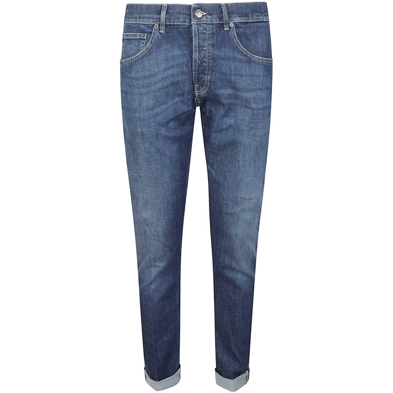 Dondup Jeans à jambe droite Icon Jeans Blue blau