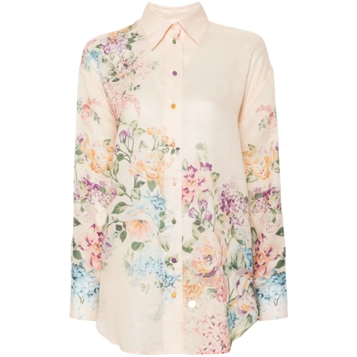 Zimmermann Chemises Halliday Floral-Print Shirt Multicolor