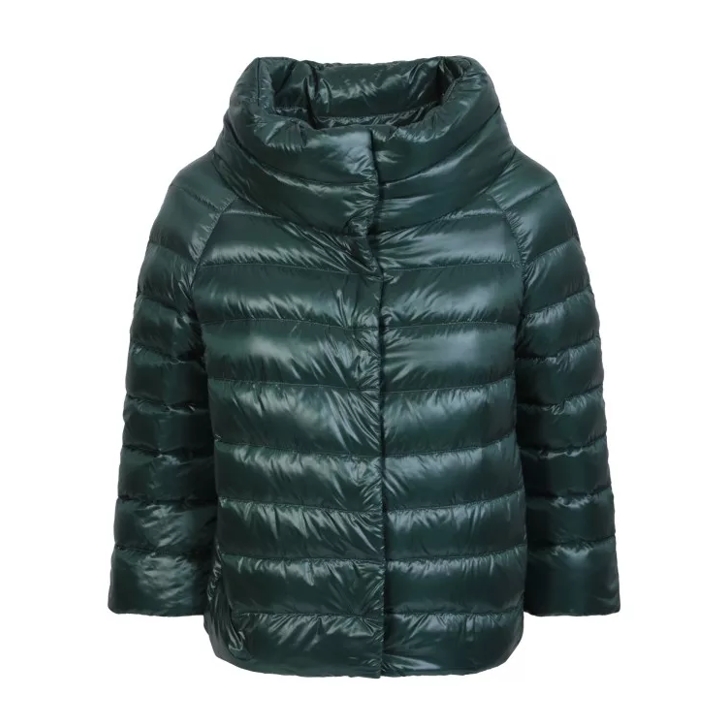 Herno Green Sofia Down Jacket Green Vestes en duvet
