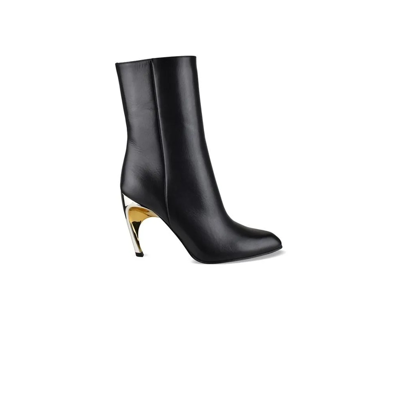 Alexander McQueen Stiefel Armadillo Boots Black