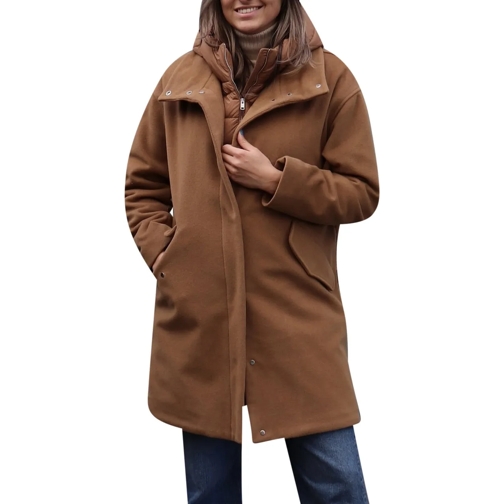 Woolrich Veste de transition Kuna IN Parka Dark Camel beige (Image 5)