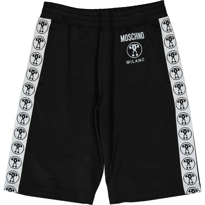 Moschino Shorts Moschino Couture Contrasting Band Shorts schwarz