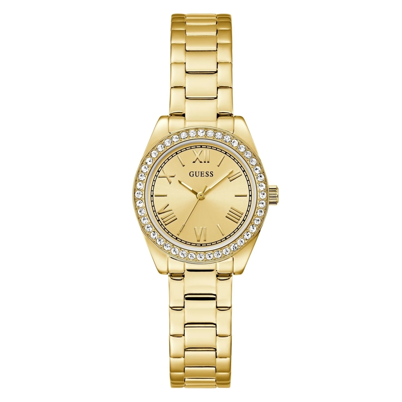 Guess Quarzuhr Quarz-Analoguhr Mini Luna gold