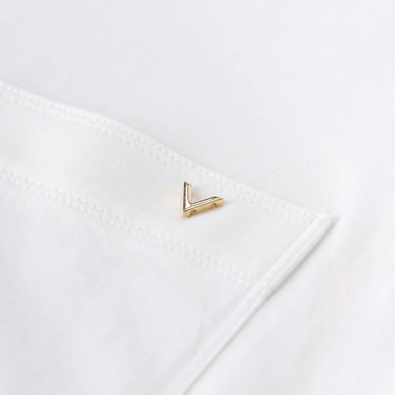 Valentino Garavani T-Shirt T-Shirt mit Logo-Detail weiß(Image 4)