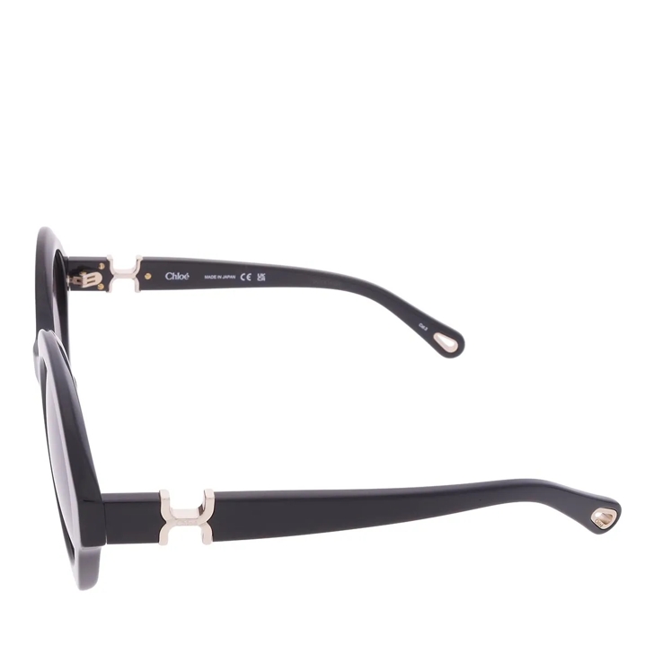 Chloe アイウェア ラウントフレム サンクラス CH0302S 001 Chloé CH0302S-001 Black-Black-Grey | Sunglasses