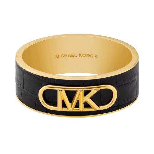 Michael Kors 14K Gold-Plated Croc Empire Bangle Bracelet Gold Armband