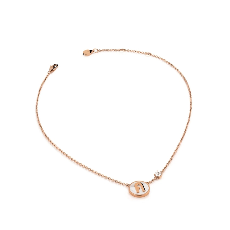 Furla Mittellange Halskette Halskette Furla Stones rosa