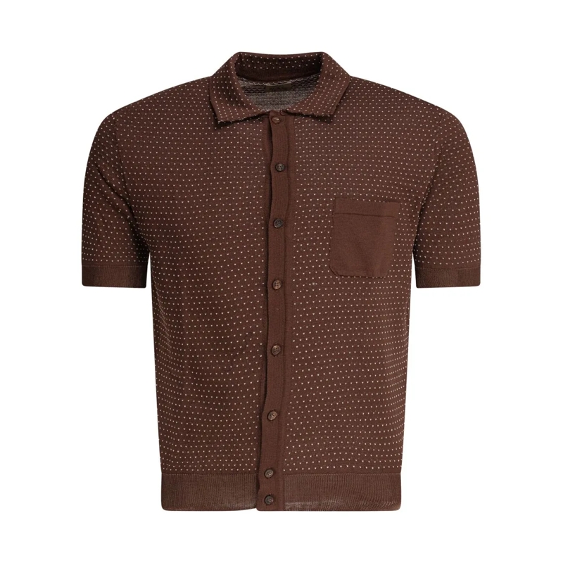 Rakki' Chemise Brown Cotton Casual Shirt Brown