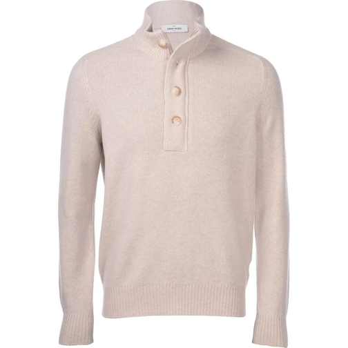 Gran Sasso Pullover Trui zip beige