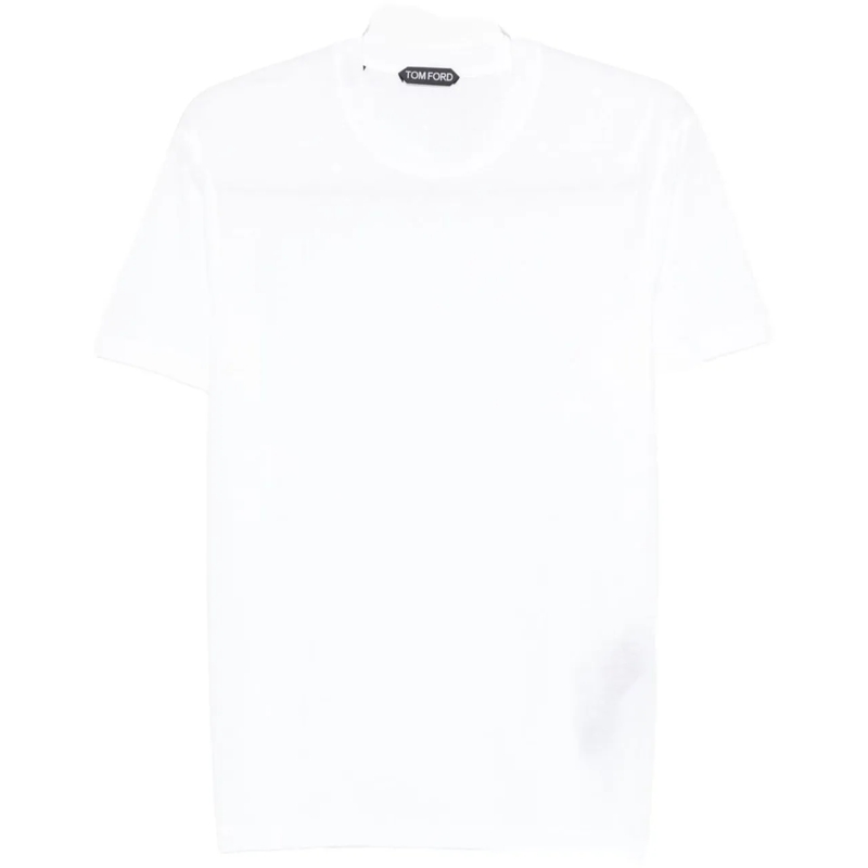 Tom Ford T-Shirt T-Shirt mit Rundhalsausschnitt Weiß
