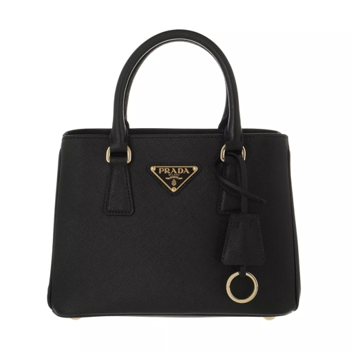 Prada Galleria Micro Bag Leather Black Crossbody Bag