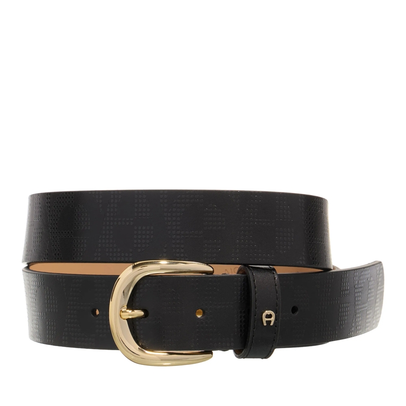 AIGNER Ledergürtel Casual Black