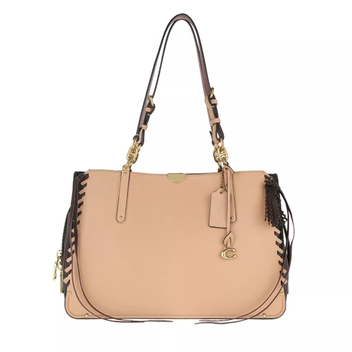 Coach Mixed Leather Dreamer Tote 36 Nude Pink Sporta
